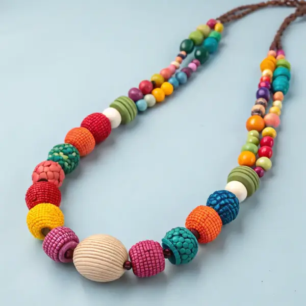 Beaded Statement Necklace